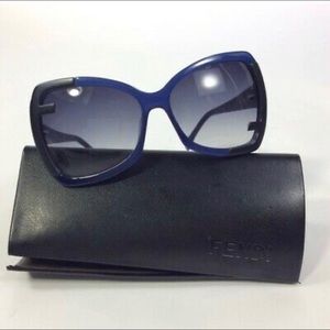 Fendi Navy Blue Tinted Sunglasses